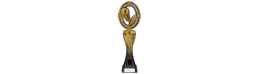 FUSION MAVERICK FOOTBALL RESIN TROPHY - 4 SIZES - 23CM - 31.5CM FUSION MAVERICK FOOTBALL RESIN TROPHY - 4 SIZES - 23CM - 31.5CM